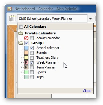 Calendar Groups