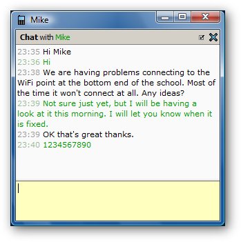 Chat Window
