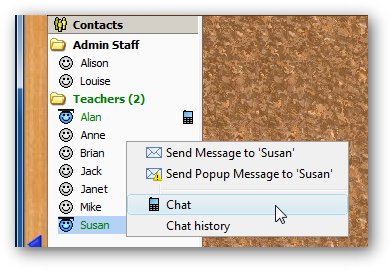 Contacts List