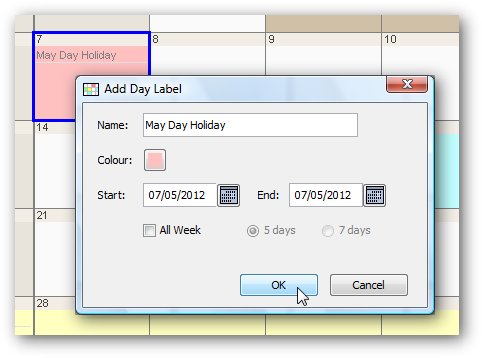 Day Label