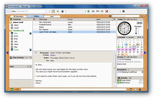 Messaging View