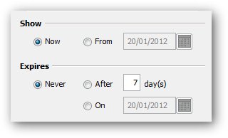 Notice Dates