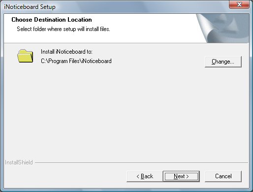 Installation screen 3