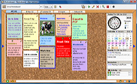 iNoticeboard showing a noticeboard